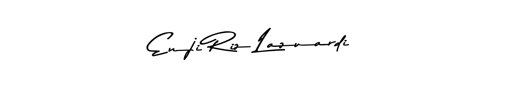 Design your own signature with our free online signature maker. With this signature software, you can create a handwritten (Asem Kandis PERSONAL USE) signature for name Enji Riz Lazuardi. Enji Riz Lazuardi signature style 9 images and pictures png