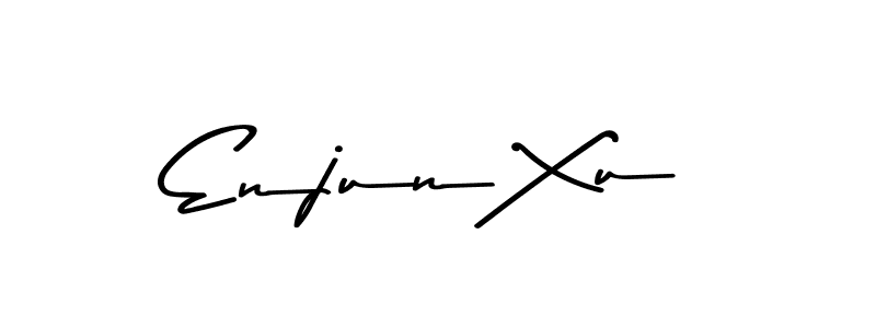 Enjun Xu stylish signature style. Best Handwritten Sign (Asem Kandis PERSONAL USE) for my name. Handwritten Signature Collection Ideas for my name Enjun Xu. Enjun Xu signature style 9 images and pictures png