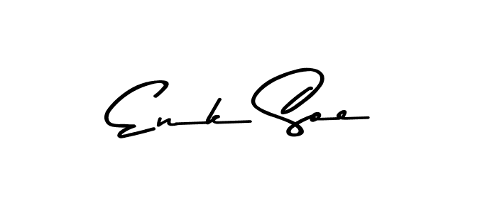 Design your own signature with our free online signature maker. With this signature software, you can create a handwritten (Asem Kandis PERSONAL USE) signature for name Enk Soe. Enk Soe signature style 9 images and pictures png