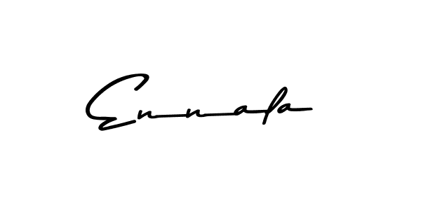Make a beautiful signature design for name Ennala. With this signature (Asem Kandis PERSONAL USE) style, you can create a handwritten signature for free. Ennala signature style 9 images and pictures png