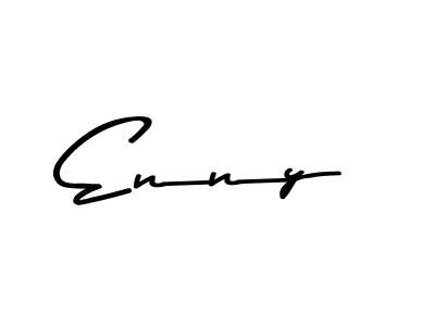 Use a signature maker to create a handwritten signature online. With this signature software, you can design (Asem Kandis PERSONAL USE) your own signature for name Enny. Enny signature style 9 images and pictures png