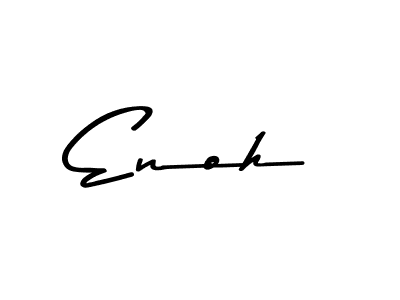 Enoh stylish signature style. Best Handwritten Sign (Asem Kandis PERSONAL USE) for my name. Handwritten Signature Collection Ideas for my name Enoh. Enoh signature style 9 images and pictures png