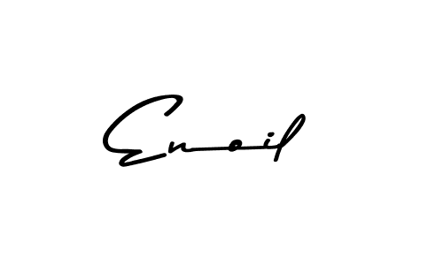 Design your own signature with our free online signature maker. With this signature software, you can create a handwritten (Asem Kandis PERSONAL USE) signature for name Enoil. Enoil signature style 9 images and pictures png