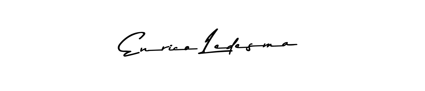 The best way (Asem Kandis PERSONAL USE) to make a short signature is to pick only two or three words in your name. The name Enrico Ledesma include a total of six letters. For converting this name. Enrico Ledesma signature style 9 images and pictures png