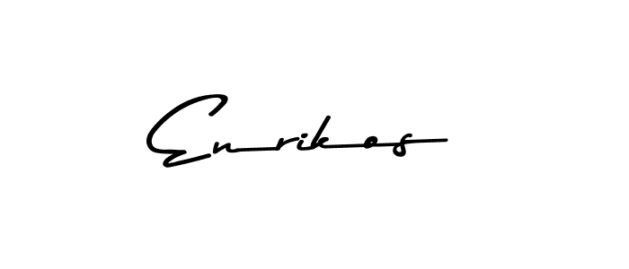 The best way (Asem Kandis PERSONAL USE) to make a short signature is to pick only two or three words in your name. The name Enrikos include a total of six letters. For converting this name. Enrikos signature style 9 images and pictures png