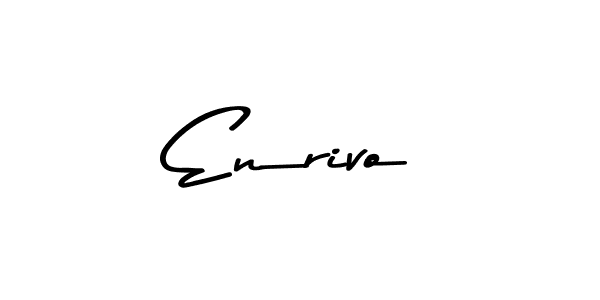Here are the top 10 professional signature styles for the name Enrivo. These are the best autograph styles you can use for your name. Enrivo signature style 9 images and pictures png