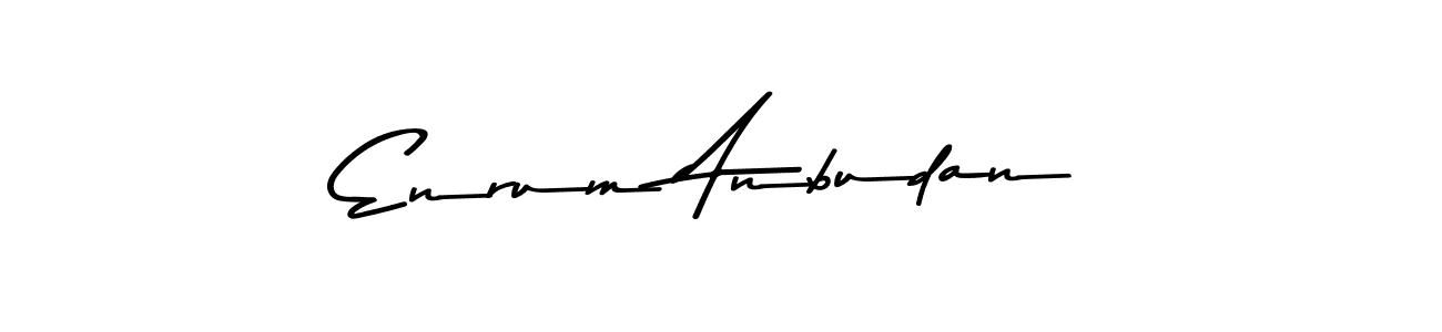 Make a beautiful signature design for name Enrum Anbudan. With this signature (Asem Kandis PERSONAL USE) style, you can create a handwritten signature for free. Enrum Anbudan signature style 9 images and pictures png