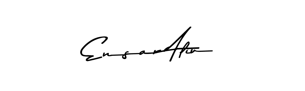 Also You can easily find your signature by using the search form. We will create Ensar Aliu name handwritten signature images for you free of cost using Asem Kandis PERSONAL USE sign style. Ensar Aliu signature style 9 images and pictures png