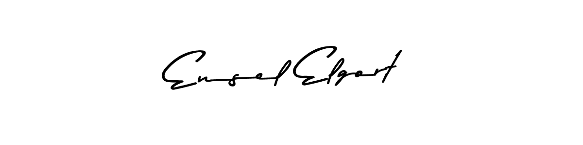 Ensel Elgort stylish signature style. Best Handwritten Sign (Asem Kandis PERSONAL USE) for my name. Handwritten Signature Collection Ideas for my name Ensel Elgort. Ensel Elgort signature style 9 images and pictures png