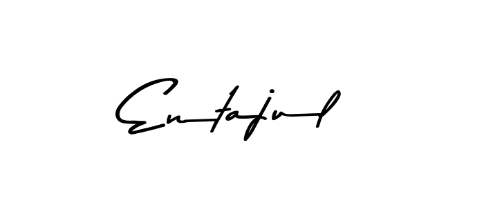 Entajul stylish signature style. Best Handwritten Sign (Asem Kandis PERSONAL USE) for my name. Handwritten Signature Collection Ideas for my name Entajul. Entajul signature style 9 images and pictures png