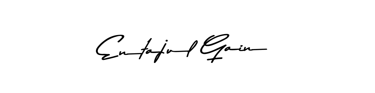 Design your own signature with our free online signature maker. With this signature software, you can create a handwritten (Asem Kandis PERSONAL USE) signature for name Entajul Gain. Entajul Gain signature style 9 images and pictures png