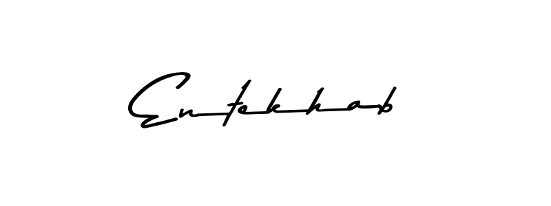 Design your own signature with our free online signature maker. With this signature software, you can create a handwritten (Asem Kandis PERSONAL USE) signature for name Entekhab. Entekhab signature style 9 images and pictures png