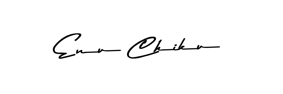 Create a beautiful signature design for name Enu Chiku. With this signature (Asem Kandis PERSONAL USE) fonts, you can make a handwritten signature for free. Enu Chiku signature style 9 images and pictures png