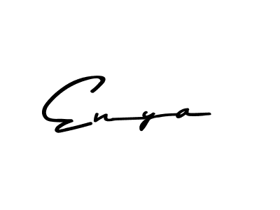 How to make Enya name signature. Use Asem Kandis PERSONAL USE style for creating short signs online. This is the latest handwritten sign. Enya signature style 9 images and pictures png