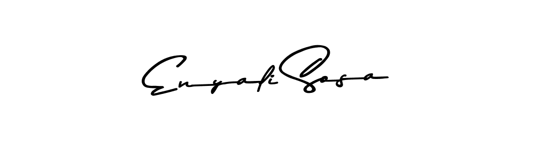 The best way (Asem Kandis PERSONAL USE) to make a short signature is to pick only two or three words in your name. The name Enyali Sosa include a total of six letters. For converting this name. Enyali Sosa signature style 9 images and pictures png