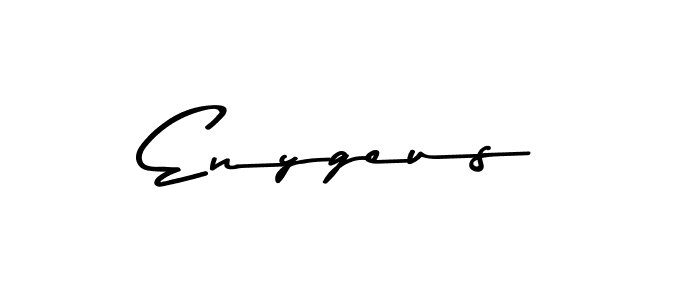 Design your own signature with our free online signature maker. With this signature software, you can create a handwritten (Asem Kandis PERSONAL USE) signature for name Enygeus. Enygeus signature style 9 images and pictures png