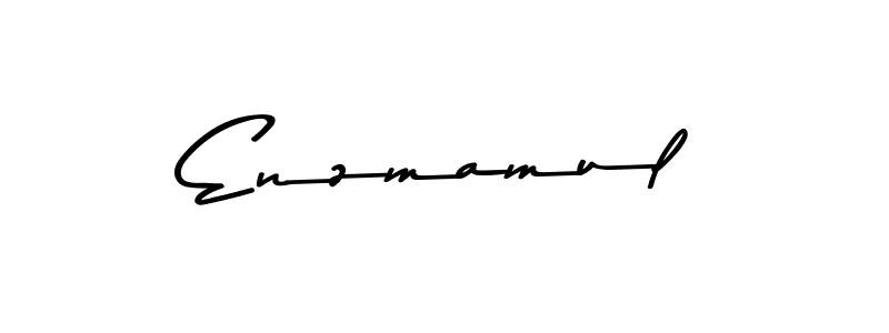 You should practise on your own different ways (Asem Kandis PERSONAL USE) to write your name (Enzmamul) in signature. don't let someone else do it for you. Enzmamul signature style 9 images and pictures png