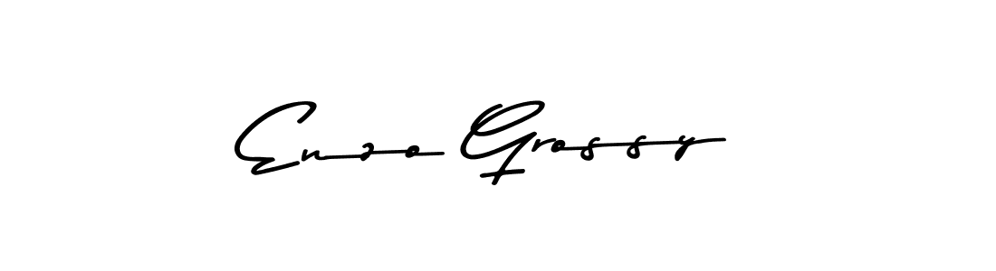 Use a signature maker to create a handwritten signature online. With this signature software, you can design (Asem Kandis PERSONAL USE) your own signature for name Enzo Grossy. Enzo Grossy signature style 9 images and pictures png