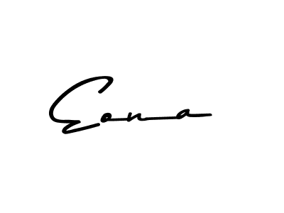How to make Eona name signature. Use Asem Kandis PERSONAL USE style for creating short signs online. This is the latest handwritten sign. Eona signature style 9 images and pictures png