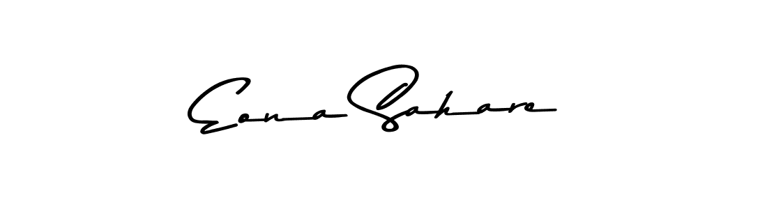 Make a beautiful signature design for name Eona Sahare. Use this online signature maker to create a handwritten signature for free. Eona Sahare signature style 9 images and pictures png
