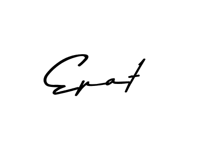 Make a beautiful signature design for name Epat. Use this online signature maker to create a handwritten signature for free. Epat signature style 9 images and pictures png