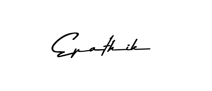Similarly Asem Kandis PERSONAL USE is the best handwritten signature design. Signature creator online .You can use it as an online autograph creator for name Epathik. Epathik signature style 9 images and pictures png