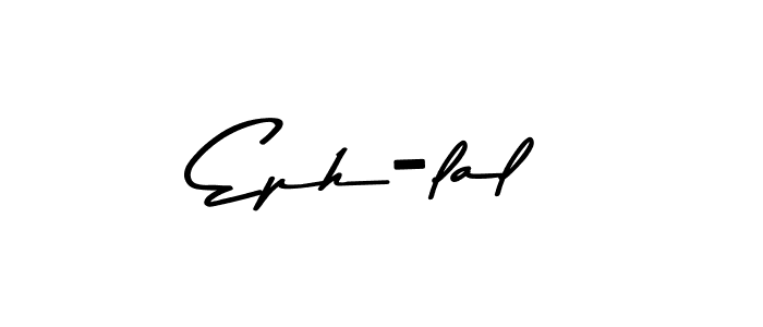 This is the best signature style for the Eph-lal name. Also you like these signature font (Asem Kandis PERSONAL USE). Mix name signature. Eph-lal signature style 9 images and pictures png