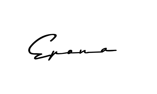 Also we have Epona name is the best signature style. Create professional handwritten signature collection using Asem Kandis PERSONAL USE autograph style. Epona signature style 9 images and pictures png