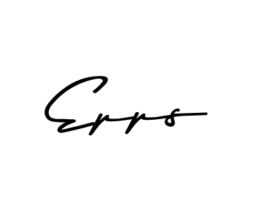 Also we have Epps name is the best signature style. Create professional handwritten signature collection using Asem Kandis PERSONAL USE autograph style. Epps signature style 9 images and pictures png