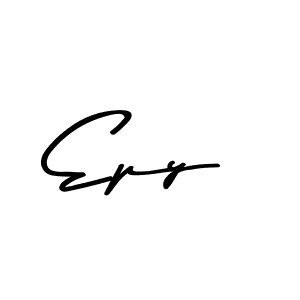 Also You can easily find your signature by using the search form. We will create Epy name handwritten signature images for you free of cost using Asem Kandis PERSONAL USE sign style. Epy signature style 9 images and pictures png