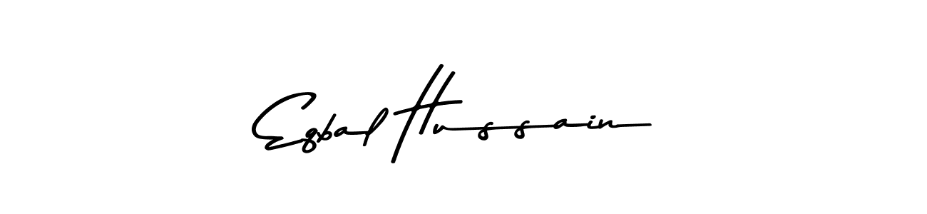 Eqbal Hussain stylish signature style. Best Handwritten Sign (Asem Kandis PERSONAL USE) for my name. Handwritten Signature Collection Ideas for my name Eqbal Hussain. Eqbal Hussain signature style 9 images and pictures png