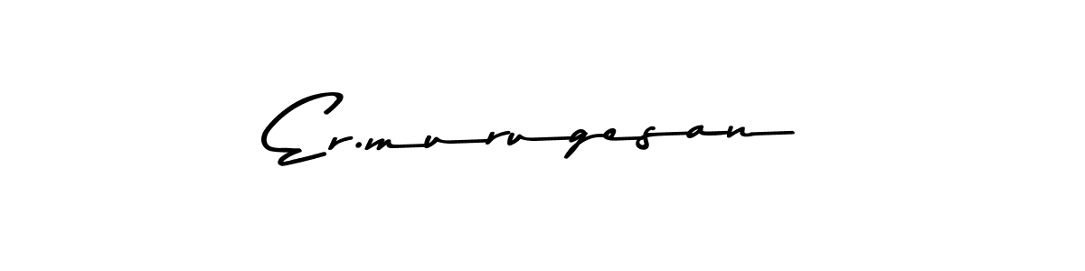 Also we have Er.murugesan name is the best signature style. Create professional handwritten signature collection using Asem Kandis PERSONAL USE autograph style. Er.murugesan signature style 9 images and pictures png