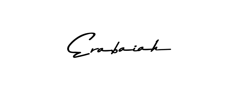 Check out images of Autograph of Erabaiah name. Actor Erabaiah Signature Style. Asem Kandis PERSONAL USE is a professional sign style online. Erabaiah signature style 9 images and pictures png