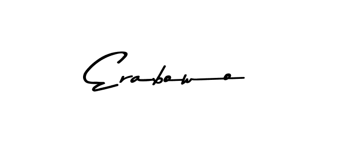 You should practise on your own different ways (Asem Kandis PERSONAL USE) to write your name (Erabowo) in signature. don't let someone else do it for you. Erabowo signature style 9 images and pictures png