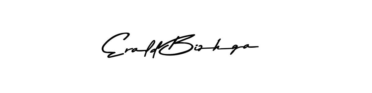 Erald Bizhga stylish signature style. Best Handwritten Sign (Asem Kandis PERSONAL USE) for my name. Handwritten Signature Collection Ideas for my name Erald Bizhga. Erald Bizhga signature style 9 images and pictures png