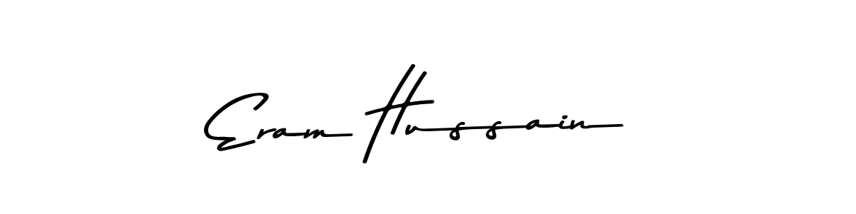 Make a beautiful signature design for name Eram Hussain. Use this online signature maker to create a handwritten signature for free. Eram Hussain signature style 9 images and pictures png