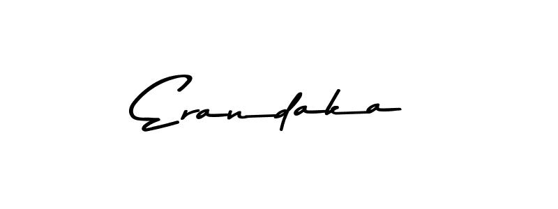 How to make Erandaka signature? Asem Kandis PERSONAL USE is a professional autograph style. Create handwritten signature for Erandaka name. Erandaka signature style 9 images and pictures png