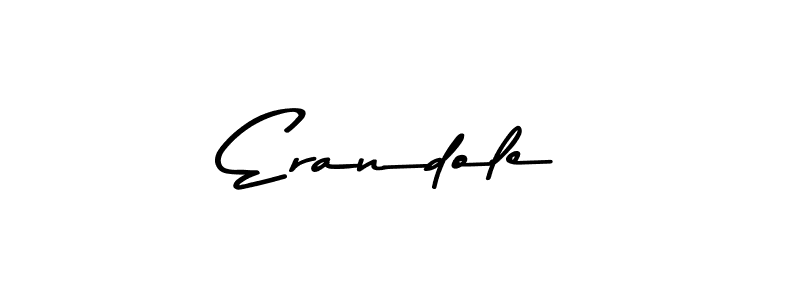 Erandole stylish signature style. Best Handwritten Sign (Asem Kandis PERSONAL USE) for my name. Handwritten Signature Collection Ideas for my name Erandole. Erandole signature style 9 images and pictures png