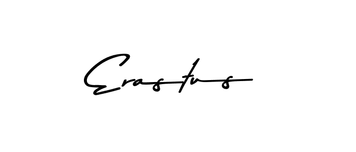 Create a beautiful signature design for name Erastus. With this signature (Asem Kandis PERSONAL USE) fonts, you can make a handwritten signature for free. Erastus signature style 9 images and pictures png