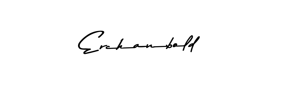 Erchanbold stylish signature style. Best Handwritten Sign (Asem Kandis PERSONAL USE) for my name. Handwritten Signature Collection Ideas for my name Erchanbold. Erchanbold signature style 9 images and pictures png