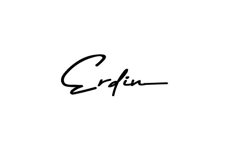 Use a signature maker to create a handwritten signature online. With this signature software, you can design (Asem Kandis PERSONAL USE) your own signature for name Erdin. Erdin signature style 9 images and pictures png