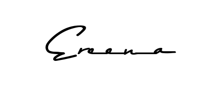 Express your personality with a custom Ereena signature crafted with Asem Kandis PERSONAL USE typography. Free transparent PNG download available. Ereena signature style 9 images and pictures png
