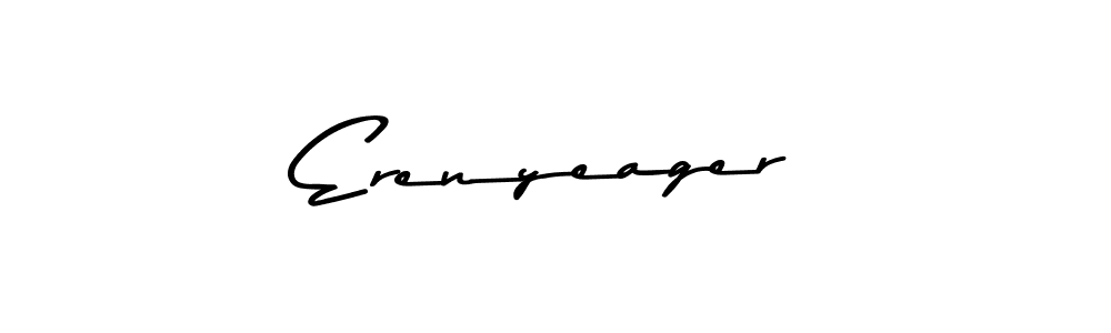 This is the best signature style for the Erenyeager name. Also you like these signature font (Asem Kandis PERSONAL USE). Mix name signature. Erenyeager signature style 9 images and pictures png