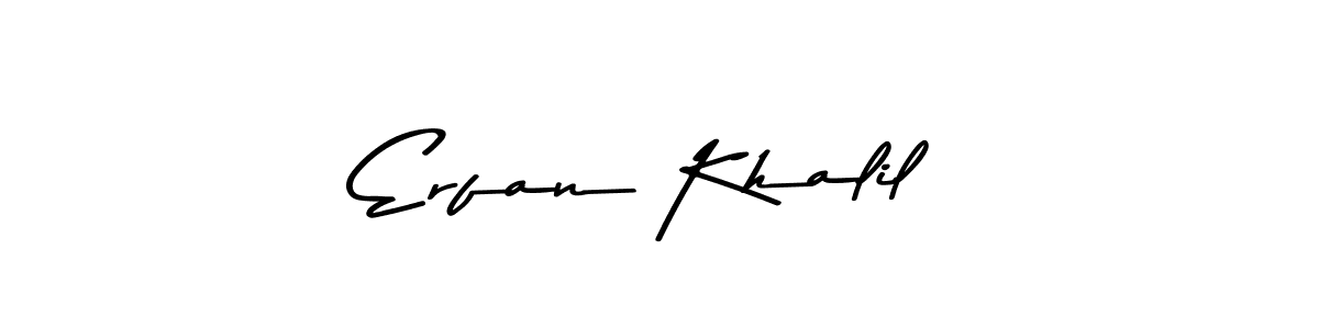 You should practise on your own different ways (Asem Kandis PERSONAL USE) to write your name (Erfan Khalil) in signature. don't let someone else do it for you. Erfan Khalil signature style 9 images and pictures png