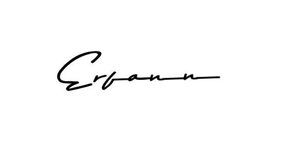 Design your own signature with our free online signature maker. With this signature software, you can create a handwritten (Asem Kandis PERSONAL USE) signature for name Erfann. Erfann signature style 9 images and pictures png