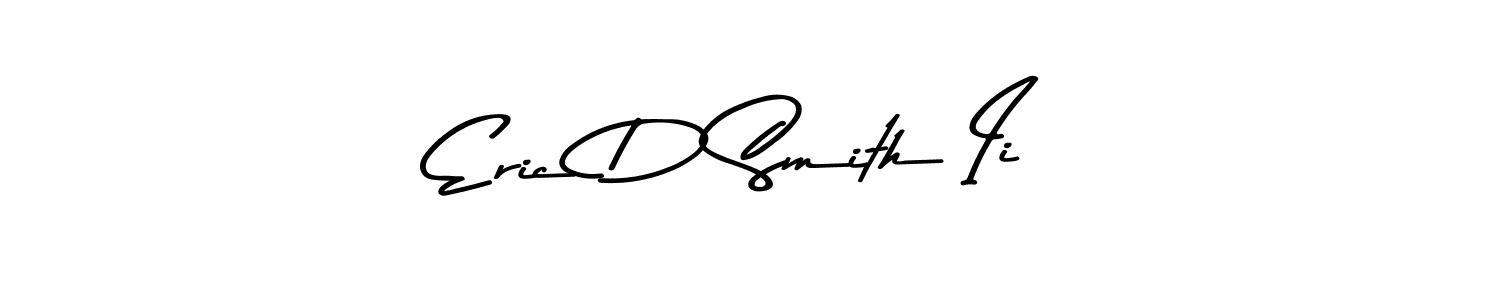 How to make Eric D Smith Ii name signature. Use Asem Kandis PERSONAL USE style for creating short signs online. This is the latest handwritten sign. Eric D Smith Ii signature style 9 images and pictures png