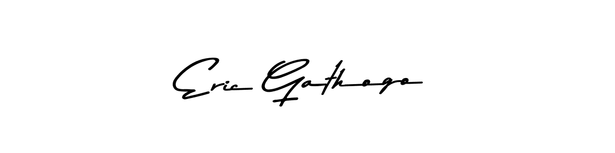 Make a beautiful signature design for name Eric Gathogo. With this signature (Asem Kandis PERSONAL USE) style, you can create a handwritten signature for free. Eric Gathogo signature style 9 images and pictures png