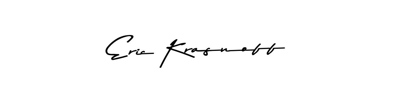 Asem Kandis PERSONAL USE is a professional signature style that is perfect for those who want to add a touch of class to their signature. It is also a great choice for those who want to make their signature more unique. Get Eric Krasnoff name to fancy signature for free. Eric Krasnoff signature style 9 images and pictures png