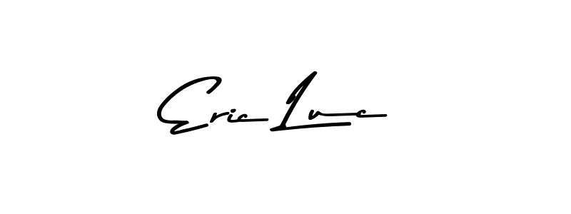 This is the best signature style for the Eric Luc name. Also you like these signature font (Asem Kandis PERSONAL USE). Mix name signature. Eric Luc signature style 9 images and pictures png