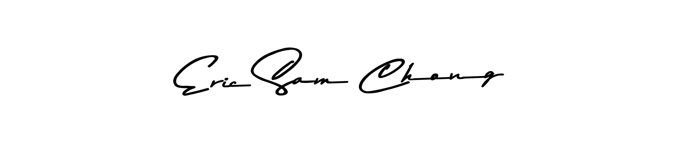 Eric Sam Chong stylish signature style. Best Handwritten Sign (Asem Kandis PERSONAL USE) for my name. Handwritten Signature Collection Ideas for my name Eric Sam Chong. Eric Sam Chong signature style 9 images and pictures png